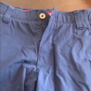 Navy under armour golf shorts
